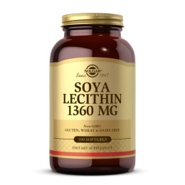 Lecithin 1360mg - 100 softgels Solgar