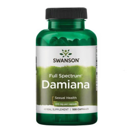 Full Spectrum Damiana 510mg - 100 caps Swanson