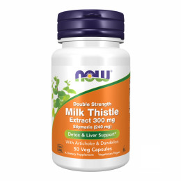 Silymarin Milk Thistle Extract 300 mg - 50 veg caps Now Foods