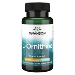 L-Ornithine 500mg - 60veg caps Swanson