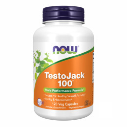 Testo Jack 100 - 60 vcaps Now Foods