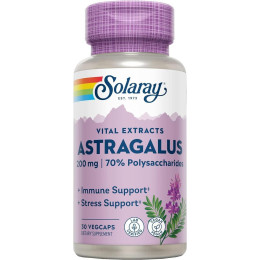 Vital Extracts, Astragalus, 200 mg , 30 VegCaps Solaray