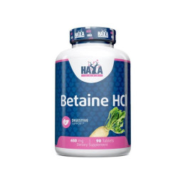 Бетаїн гідрохлорид Haya Labs Betaine HCL 650mg 90 Tabs