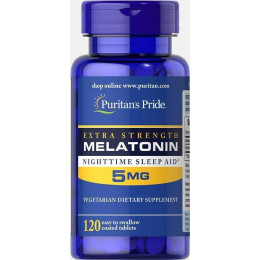 Melatonin 5 mg 120 caps Puritan's Pride