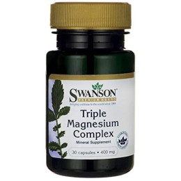 Магній Swanson Triple Magnesium Complex 30 caps Swanson