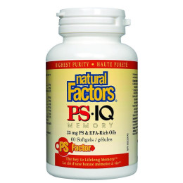 PS - IQ Memory, 60 Softgels Natural Factors