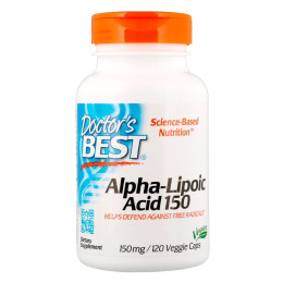 Alpha-Lipoic Acid, 150 mg, 120 Veggie Capsules Doctor's Best