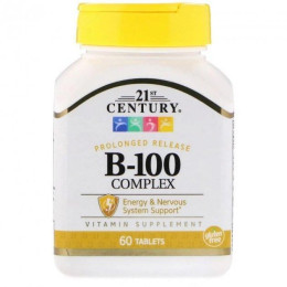 B-100 Complex Prolonged Release 60 Tablets 21st Century