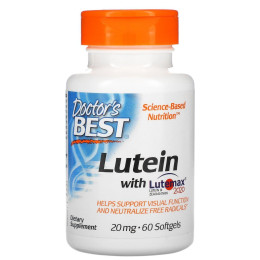 Lutein with Lutemax 2020 20 mg 60 Softgels Doctor's s Best