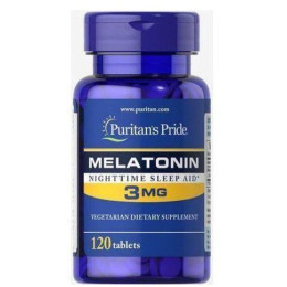 Мелатонін Melatonin 3 mg 120 tabl Puritan's Pride