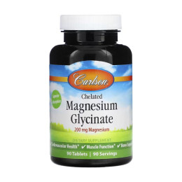 Chelated Magnesium Glycinate - 90 tabs Carlson Laboratories