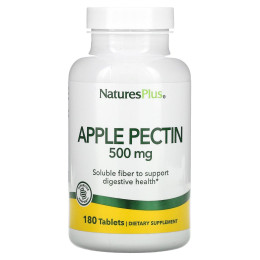 Яблочный пектин Nature's Plus (Apple Pectin) 500 мг 180 таблеток