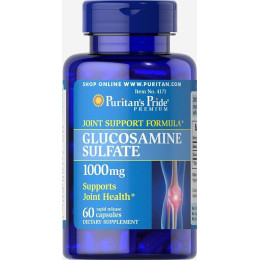 Глюкозамина сульфат, Glucosamine Sulfate, Puritan's Pride, 680 мг, 60 капсул