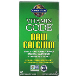 Натуральный кальций Garden of Life (RAW Calcium) 60 капсул