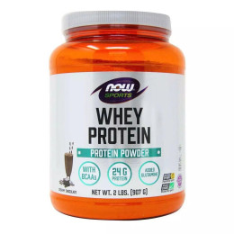 Сывороточный протеин вкус сливочного шоколада Now Foods (Whey Protein) 907 г