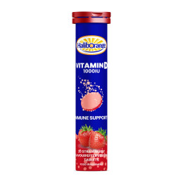 Vitamin D 1000IU - 20 tabs Strawberry Haliborange