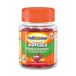 Softies Multivitamins - 30 softgels Strawberry Haliborange