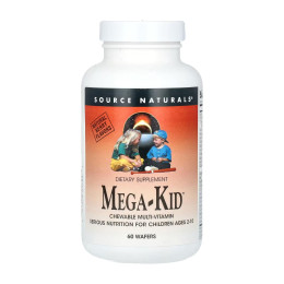 Mega-Kid™ - 60 Wafer Berry Source Naturals