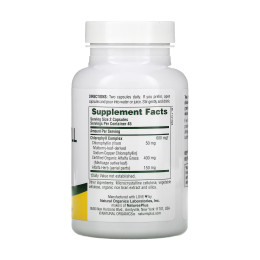 Chlorophyll 600mg - 90 vcaps Nature's Plus