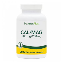 Cal/Mag 500mg/250mg - 90 tabs Nature's Plus