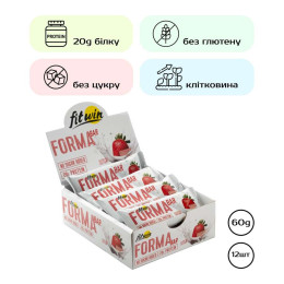 Forma Bar - 12x60g Strawberry yogurt FitWin