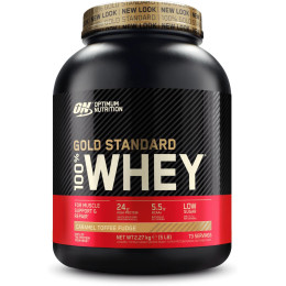 Протеин Optimum Nutrition Gold Standard 100% Whey 2273g (Caramel Toffee) EU Optimum Nutrition