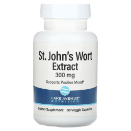 Екстракт звіробою Lake Avenue Nutrition St. John's Wort Extract, 300 mg, 90 Veggie Capsules Lake Avenue Nutrition