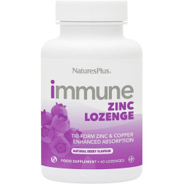 Цинк иммунная формула Nature's Plus Immune Zinc Lozenge, Berry, 60 Lozenges Nature's Plus