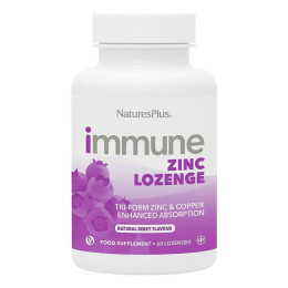 Цинк иммунная формула Nature's Plus Immune Zinc Lozenge, Berry, 60 Lozenges Nature's Plus