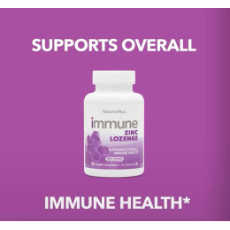 Цинк иммунная формула Nature's Plus Immune Zinc Lozenge, Berry, 60 Lozenges Nature's Plus