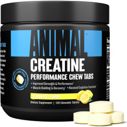 Креатин Universal Animal Creatine Performance Chews 120 chewable tablets (Lemon Ice) Universal