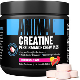 Креатин Universal Animal Creatine Performance Chews 120 chewable tablets (Fruit Punch) Universal