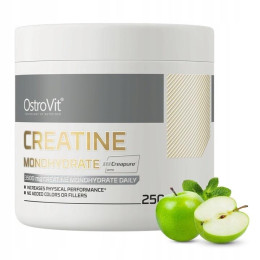 Креатин моногидрат Ostrovit Creatine Monohydrate Creapure 250 g (Apple with mint) OstroVit