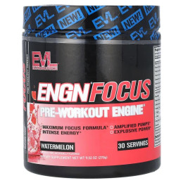 Передтренувальний комплекс Evlution Nutrition ENGN Focus Pre-Workout Engine 270 g (Watermelon) Evlution Nutrition