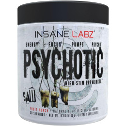 Предтренировочный комплекс Insane Labz Psychotic SAW 30 serv (Fruit Punch) Insane labz