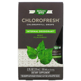 Chlorofresh, капли с хлорофиллом, с мятным вкусом, Nature's Way, 2 ж. унц. (59 мл)