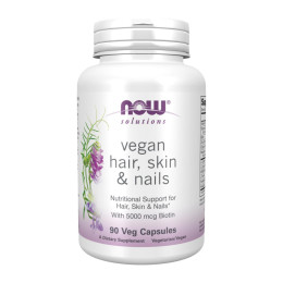 Vegan Hair, Skin & Nails - 90 vcaps Now Foods