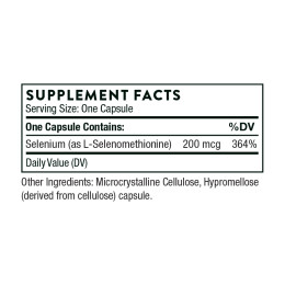 Selenium 200 mcg - 60 caps Thorne