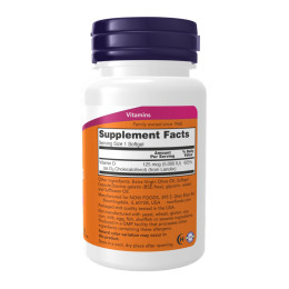 Vitamin D-3 5000 IU - 30 softgels Now Foods