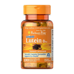 Lutein 6 mg with Zeaxanthin - 100 softgels Puritans Pride