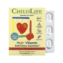 Multi Vitamin SoftChew Gummies - 27 tabs ChildLife Essentials