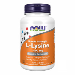 L-Lysine 1000mg - 100 tabs Now Foods