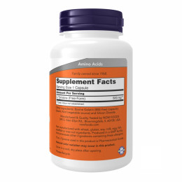 L-TYROSINE 500mg - 120 caps Now Foods