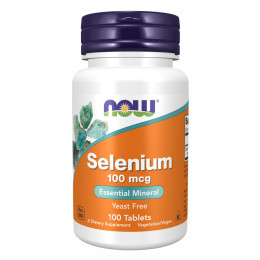 Selenium 100 mcg - 100 tabs Now Foods