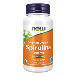 Spirulina 500 mg - 100 tabs Now Foods