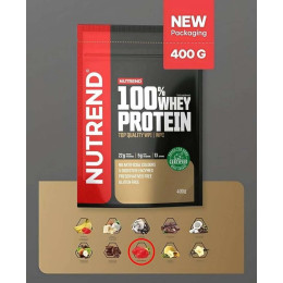 Протеїн Nutrend 100% Whey Protein 400 g (Banana+strawberry) Nutrend