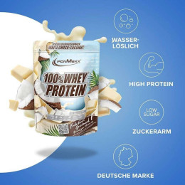 Протеїн IronMaxx 100 % Whey Protein 500g (White chocolate coconut) IronMaxx