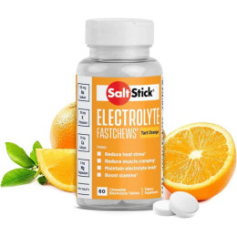 Електроліти SaltStick Electrolyte FastChews (Buffered Electrolyte Salts), 60Chews (Tart Orange)