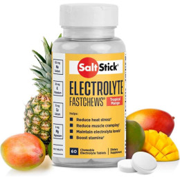 Електроліти SaltStick Electrolyte FastChews (Buffered Electrolyte Salts), 60Chews (Tropical Mango)