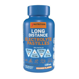 Електроліти 7 Nutrition Long Distance Electrolytes Pastilles 120tabs (Orange) 7Nutrition